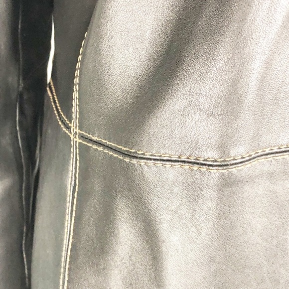 🖤 Jessica Black Genuine Leather Jacket | Zip-Up | Size Large🖤 - Picture 7 of 15